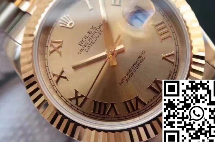 126333-007 Rolex Wrapped Dial Gold 41mm Datejust 0302